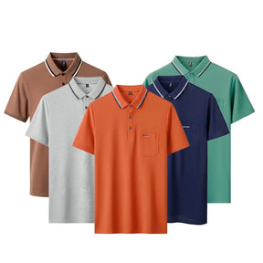 Combo de 5 Camisa Masculina em Algodão e Poliéster - Classe e Sofisticação!