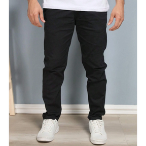 Calça Reta Masculina em Sarja - Kit 4 Unidades