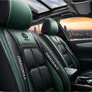 Kit Completo de Capas para Banco de Carro Velox em Couro Legítimo Universal 5 Lugares Com Airbag + Tapetes e Capa de Volante