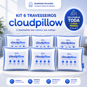 CloudPillow™ Travesseiro Premium Pluma de Ganso - Conforto de Hotel 5 Estrelas