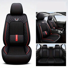 Kit Capa Banco de Carro Completo em Couro Legítimo Italian + BRINDE: Kit Tapete Completo