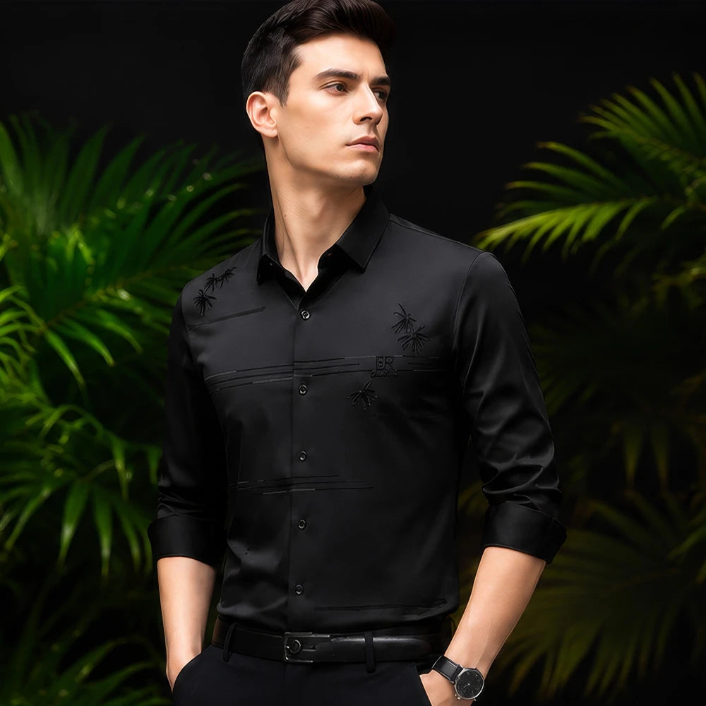 [LEVE 5 PAGUE 3] Camisa Masculina Valen Executive em Elastano Premium